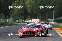 Mercedes-AMG Team Akka ASP, Felix Serralles(PRI), Daniel Juncadella(ESP),Tristan Vautier(FRA) - Mercedes-AMG GT3 27-30.07.2017. Blancpain Endurance Series, Rd 7, 24 Hours of Spa, Spa Francorchamps, Belgium