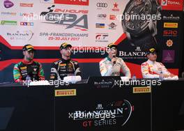 Press conference Super Pole 27-30.07.2017. Blancpain Endurance Series, Rd 7, 24 Hours of Spa, Spa Francorchamps, Belgium