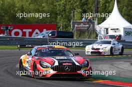 Akka ASP - Daniele Perfetti(CHE), Alex Fontana(CHE), Ludovic Badey(FRA), Nico Bastian(DEU) - Mercedes-AMG GT3 27-30.07.2017. Blancpain Endurance Series, Rd 7, 24 Hours of Spa, Spa Francorchamps, Belgium