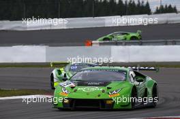 GRT Grasser Racing Team - Ezequiel Perez Company(ARG)- Andrea Caldarelli(ITA) - Lamborghini Huracan GT3 17.09.2017. Blancpain Sprint Series, Rd 11, Nurburgring, Germany, Sunday.