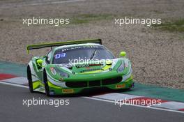 Rinaldi Racing - Alexander Matschull(DEU) - Daniel Keilwitz(DEU) - Ferrari 488 GT3 15.09.2017. Blancpain Sprint Series, Rd 11, Nurburgring, Germany, Friday.