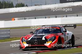 Akka ASP - Christophe Bourret(FRA) - Jean-Philippe Belloc(FRA) - Mercedes-AMG GT3 17.09.2017. Blancpain Sprint Series, Rd 11, Nurburgring, Germany, Sunday.