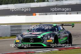 HTP Motorsport - Jimmy Eriksson(SWE) - Dominik Baumann(AUT) - Mercedes-AMG GT3 17.09.2017. Blancpain Sprint Series, Rd 11, Nurburgring, Germany, Sunday.