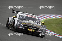 Maro Engel (GER) - Mercedes-AMG C 63 DTM Mercedes-AMG Motorsport SILBERPFEIL Energy 20.05.2017, DTM Round 2, Lausitzring, Germany, Friday.