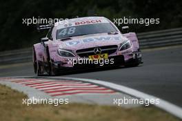 Edoardo Mortara (ITA) Mercedes-AMG Team HWA, Mercedes-AMG C63 DTM. 16.06.2017, DTM Round 3, Hungaroring, Hungary, Friday.