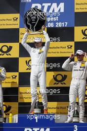 Podium: Race winner Paul Di Resta (GBR) Mercedes-AMG Team HWA, Mercedes-AMG C63 DTM. 17.06.2017, DTM Round 3, Hungaroring, Hungary, Saturday.