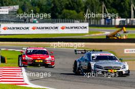 Gary Paffett (GBR) Mercedes-AMG Team HWA, Mercedes-AMG C63 DTM Nico MŸller (SUI) Audi Sport Team Abt Sportsline, Audi RS 5 DTM 22.07.2017, DTM Round 5, Moscow, Russia, Saturday.