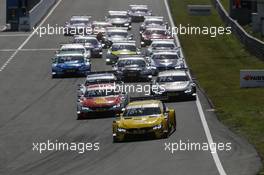 Timo Glock (GER) BMW Team RMG, BMW M4 DTM leads at the start of the race. 19.08.2017, DTM Round 6, Circuit Zandvoort, Netherlands, Saturday.
