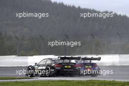 Bruno Spengler (CAN) - BMW M4 DTM BMW Team RBM Mattias Ekström (SWE) - Audi RS 5 DTM Audi Sport Team Abt Sportsline 09.09.2017, DTM Round 7, Nürburgring, Germany, Saturday.