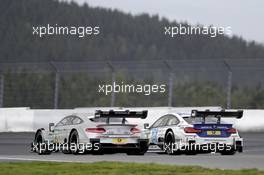 Gary Paffett (GBR) - Mercedes-AMG C63 DTM Mercedes-AMG Motorsport Mercedes me Maxime Martin (BEL) - BMW M4 DTM BMW Team RBM 09.09.2017, DTM Round 7, Nürburgring, Germany, Saturday.