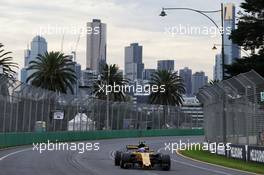 Jolyon Palmer (GBR) Renault Sport F1 Team RS17. 24.03.2017. Formula 1 World Championship, Rd 1, Australian Grand Prix, Albert Park, Melbourne, Australia, Practice Day.
