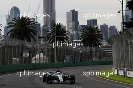 Lewis Hamilton (GBR) Mercedes AMG F1 W08. 24.03.2017. Formula 1 World Championship, Rd 1, Australian Grand Prix, Albert Park, Melbourne, Australia, Practice Day.