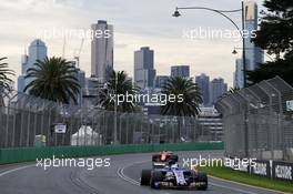 Marcus Ericsson (SWE) Sauber C36. 24.03.2017. Formula 1 World Championship, Rd 1, Australian Grand Prix, Albert Park, Melbourne, Australia, Practice Day.