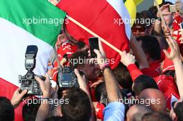 1st place Sebastian Vettel (GER) Ferrari. 26.03.2017. Formula 1 World Championship, Rd 1, Australian Grand Prix, Albert Park, Melbourne, Australia, Race Day.