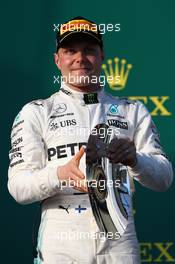 3rd place Valtteri Bottas (FIN) Mercedes AMG F1. 26.03.2017. Formula 1 World Championship, Rd 1, Australian Grand Prix, Albert Park, Melbourne, Australia, Race Day.