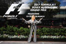Brooke Hogan (AUS) Model. 26.03.2017. Formula 1 World Championship, Rd 1, Australian Grand Prix, Albert Park, Melbourne, Australia, Race Day.