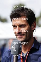 Mark Webber (AUS) Channel 4 Presenter. 26.03.2017. Formula 1 World Championship, Rd 1, Australian Grand Prix, Albert Park, Melbourne, Australia, Race Day.