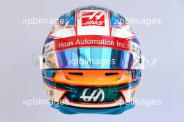 The helmet of Romain Grosjean (FRA) Haas F1 Team. 23.03.2017. Formula 1 World Championship, Rd 1, Australian Grand Prix, Albert Park, Melbourne, Australia, Preparation Day.