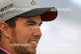 Sergio Perez (MEX) Sahara Force India F1   23.03.2017. Formula 1 World Championship, Rd 1, Australian Grand Prix, Albert Park, Melbourne, Australia, Preparation Day.