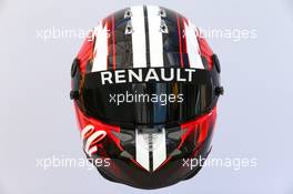 The helmet of Nico Hulkenberg (GER) Renault Sport F1 Team. 23.03.2017. Formula 1 World Championship, Rd 1, Australian Grand Prix, Albert Park, Melbourne, Australia, Preparation Day.