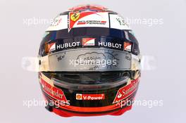 The helmet of Kimi Raikkonen (FIN) Ferrari. 23.03.2017. Formula 1 World Championship, Rd 1, Australian Grand Prix, Albert Park, Melbourne, Australia, Preparation Day.