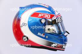 The helmet of Jolyon Palmer (GBR) Renault Sport F1 Team. 23.03.2017. Formula 1 World Championship, Rd 1, Australian Grand Prix, Albert Park, Melbourne, Australia, Preparation Day.
