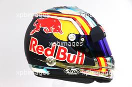 The helmet of Carlos Sainz Jr (ESP) Scuderia Toro Rosso. 23.03.2017. Formula 1 World Championship, Rd 1, Australian Grand Prix, Albert Park, Melbourne, Australia, Preparation Day.