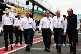 Derek Warwick (GBR) FIA Steward and Charlie Whiting (GBR) FIA Delegate with other FIA delegates. 22.03.2017. Formula 1 World Championship, Rd 1, Australian Grand Prix, Albert Park, Melbourne, Australia, Preparation Day.