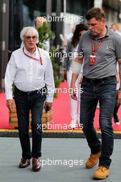 Bernie Ecclestone (GBR) (Left). 07.07.2017. Formula 1 World Championship, Rd 9, Austrian Grand Prix, Spielberg, Austria, Practice Day.