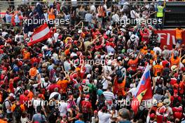 Fans at the podium. 09.07.2017. Formula 1 World Championship, Rd 9, Austrian Grand Prix, Spielberg, Austria, Race Day.