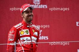 Sebastian Vettel (GER) Ferrari on the podium. 09.07.2017. Formula 1 World Championship, Rd 9, Austrian Grand Prix, Spielberg, Austria, Race Day.