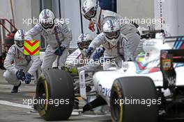 Felipe Massa (BRA) Williams F1 Team during pitstop 09.07.2017. Formula 1 World Championship, Rd 9, Austrian Grand Prix, Spielberg, Austria, Race Day.