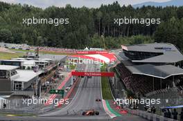 Stoffel Vandoorne (BEL) McLaren MCL32. 09.07.2017. Formula 1 World Championship, Rd 9, Austrian Grand Prix, Spielberg, Austria, Race Day.