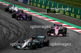 Lewis Hamilton (GBR) Mercedes AMG F1 W08. 09.07.2017. Formula 1 World Championship, Rd 9, Austrian Grand Prix, Spielberg, Austria, Race Day.