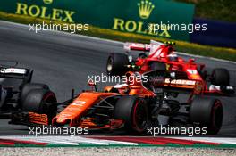 Stoffel Vandoorne (BEL) McLaren MCL32. 09.07.2017. Formula 1 World Championship, Rd 9, Austrian Grand Prix, Spielberg, Austria, Race Day.