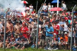 Fans. 09.07.2017. Formula 1 World Championship, Rd 9, Austrian Grand Prix, Spielberg, Austria, Race Day.