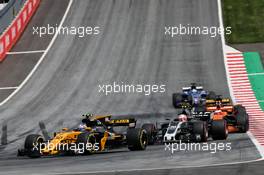 Jolyon Palmer (GBR) Renault Sport F1 Team RS17. 09.07.2017. Formula 1 World Championship, Rd 9, Austrian Grand Prix, Spielberg, Austria, Race Day.