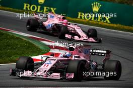 Sergio Perez (MEX) Sahara Force India F1 VJM10. 09.07.2017. Formula 1 World Championship, Rd 9, Austrian Grand Prix, Spielberg, Austria, Race Day.
