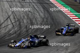 Pascal Wehrlein (GER) Sauber C36. 09.07.2017. Formula 1 World Championship, Rd 9, Austrian Grand Prix, Spielberg, Austria, Race Day.