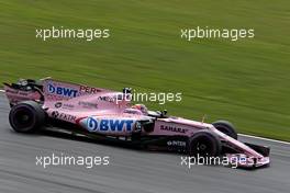 Sergio Perez (MEX) Sahara Force India F1   08.07.2017. Formula 1 World Championship, Rd 9, Austrian Grand Prix, Spielberg, Austria, Qualifying Day.