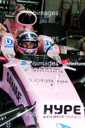 Sergio Perez (MEX) Sahara Force India F1 VJM10. 08.07.2017. Formula 1 World Championship, Rd 9, Austrian Grand Prix, Spielberg, Austria, Qualifying Day.