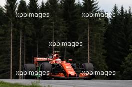 Stoffel Vandoorne (BEL) McLaren MCL32. 08.07.2017. Formula 1 World Championship, Rd 9, Austrian Grand Prix, Spielberg, Austria, Qualifying Day.