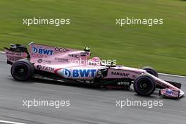 Esteban Ocon (FRA) Force India F1  08.07.2017. Formula 1 World Championship, Rd 9, Austrian Grand Prix, Spielberg, Austria, Qualifying Day.