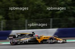 Nico Hulkenberg (GER) Renault Sport F1 Team RS17. 08.07.2017. Formula 1 World Championship, Rd 9, Austrian Grand Prix, Spielberg, Austria, Qualifying Day.
