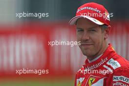 Sebastian Vettel (GER) Scuderia Ferrari  08.07.2017. Formula 1 World Championship, Rd 9, Austrian Grand Prix, Spielberg, Austria, Qualifying Day.