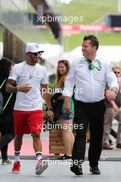 Lewis Hamilton (GBR) Mercedes AMG F1. 09.07.2017. Formula 1 World Championship, Rd 9, Austrian Grand Prix, Spielberg, Austria, Race Day.