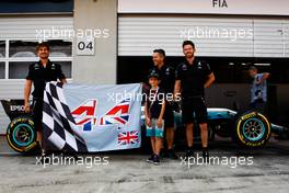 Young fan with the Mercedes AMG F1. 06.07.2017. Formula 1 World Championship, Rd 9, Austrian Grand Prix, Spielberg, Austria, Preparation Day.