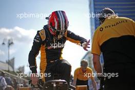 Nico Hulkenberg (GER) Renault Sport F1 Team  25.06.2017. Formula 1 World Championship, Rd 8, Azerbaijan Grand Prix, Baku Street Circuit, Azerbaijan, Race Day.