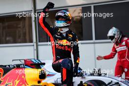 Race winner Daniel Ricciardo (AUS) Red Bull Racing celebrates in parc ferme. 25.06.2017. Formula 1 World Championship, Rd 8, Azerbaijan Grand Prix, Baku Street Circuit, Azerbaijan, Race Day.