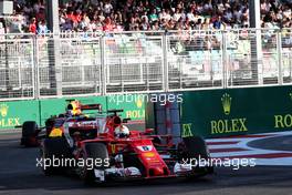 Sebastian Vettel (GER) Ferrari SF70H. 25.06.2017. Formula 1 World Championship, Rd 8, Azerbaijan Grand Prix, Baku Street Circuit, Azerbaijan, Race Day.